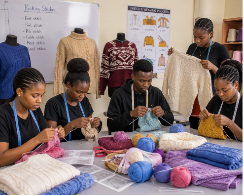 Knitting and sweater weaving course